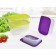 A set of plastic containers with Oursson steam.
