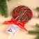 Lollipop on the stick "New Year's package", taste: cherry, 110 g.