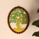 Panel wall "Tree of life" wood, glass 23x30 cm