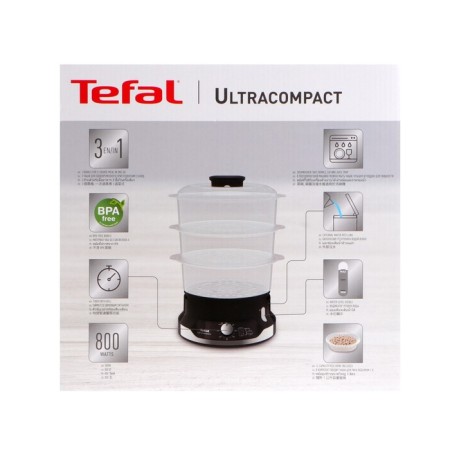 TEFAL VC204810 steam room, electric, 800 watts, 3 tiers, black-5