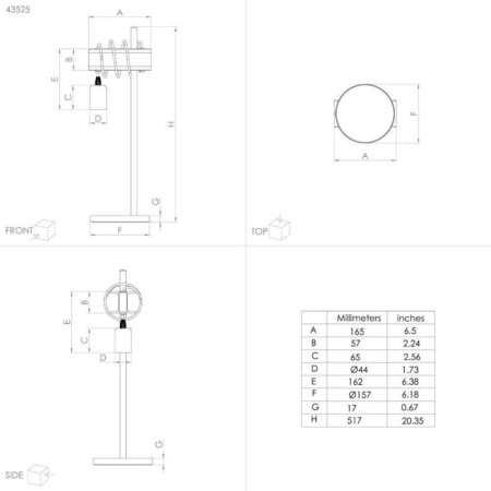 TowNSHEND 1x10W desktop E27-2