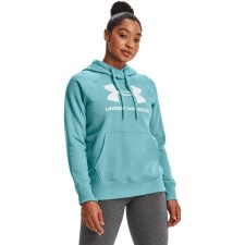 Худи женское Under Armour Rival Fleece Logo Hoodie, размер 40-42 (1356318-476)