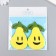 Decor for the creativity of felt "Funny pears" set 2 pcs 5.5x8.5 cm