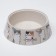 MIR-MUAU bowl for cats 0.3 l, 14.5 x 14.5 x 4 cm, light-beige