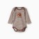 Body baby with a long sleeve "Bear", beige color, height 80
