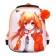 Frame backpack, 35x26x13, Seventeen, girl EVA, black/orange