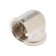 Angle zein, 3/4 ", internal thread, nickel -plated brass