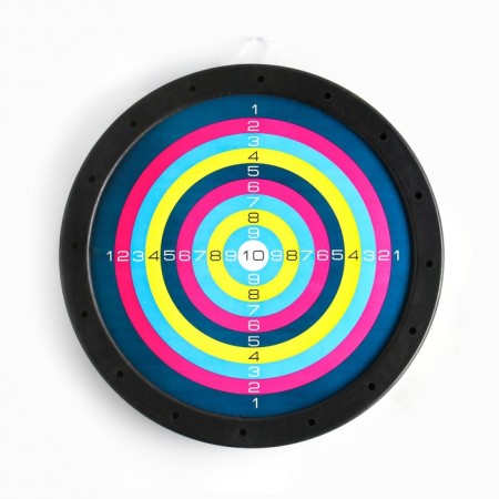 Darts "Viking", D-35 cm, thickness 3 cm, 2 darts, dart 13.5 x 2.5 cm-1