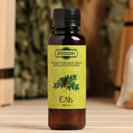 Fragrance for the bath and bath "spruce", natural, 100 ml, "Dobroparov"-3