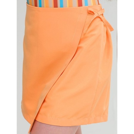 Bathing shorts for girls, height 122 cm, peach color-1