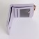 Women's wallet on the button, lilac color