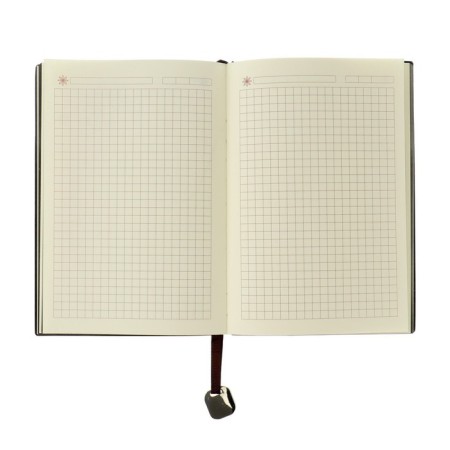Diary Leduced A6+, 116 sheets in a cage, tinted slice, lice cover, mix-3