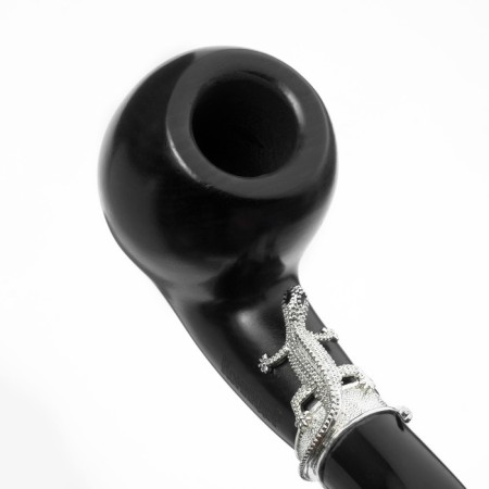 Cooling tube for tobacco "Commander premium", classic, oak, hole D-1.8 cm, length 14.5-1