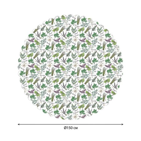 Photo scatter round, size 150x150 cm, Saten-1