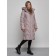 Coat insulated winter female, size 46, brown color