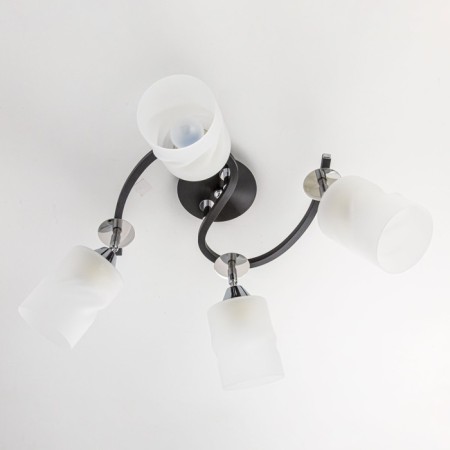 Ceiling chandelier Citilux "Sierra" CL119241, 41x30x18.5 cm, 4x75W, E27, Black Color Black-2