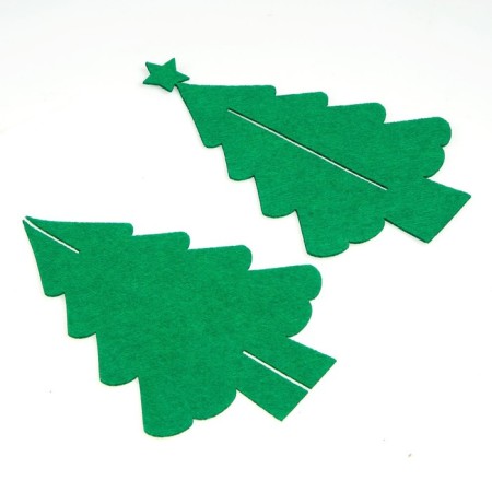 Set for creativity "Christmas tree with a snowman" adhesive decorations-3