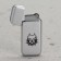 Gas lighter “Dangerous”, 2.8 x 6.5 cm.