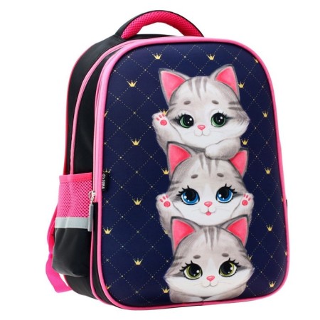 Backpack Bag School Calligrata "Kittens", 39 x 30 x 14 cm-1