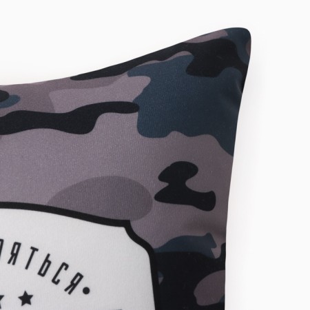 Decorative Ethel pillow "No barriers" 40x40 cm, velor, 100% p/e-1