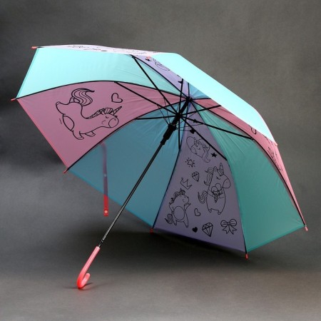 Children's umbrella "Fairy -tale unicorn", d = 90cm-11