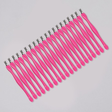 Trimmer for cuticle, 11 cm, set 20 pcs, pink color-3