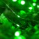 Garland "thread" 20 m dew, IP44, silver thread, 200 led, green glow, 2 modes, solar battery