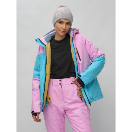 Ski suit, size 42, purple color-8