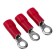 Ring Tutor isolated Ø 3.7 mm 0.5-1.5 mm² (NKI 1.5-3.5) Red (10pcs/units) Rexant 1