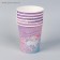 A set of paper utensils "Magic Birthday": 6 plates, 6 glasses, 6 caps, garland