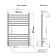 Electric Implementer Indigo Attic, 800x500 mm, timer, hidden installation, gray