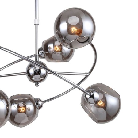 Rimula chandelier, 6x40W E14, chromium color-2