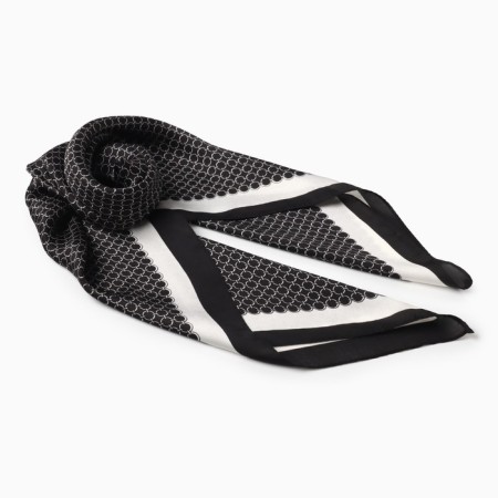 Women's scarf minku rr 70*70 cm, col. black