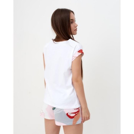 Women's T -shirt with KAFTAN Pocket "Flowers" p. 44-46-3