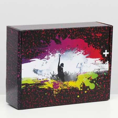Gift box bilateral "paints" 27 x 21 x 9 cm-1