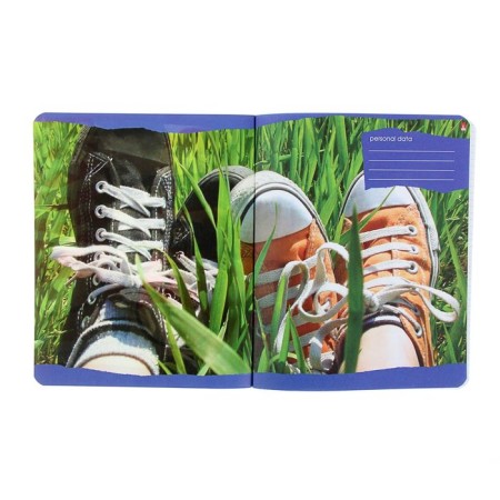 Notebook of 48 sheets in the cedania cage, covered cardboard, hybrid varnish, mix-2