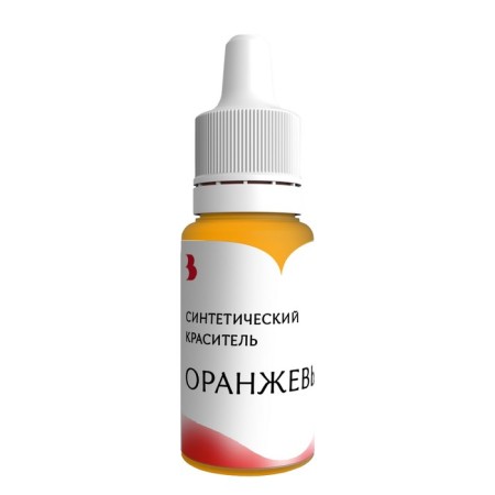The dye is synthetic, liquid, orange, 10 gr.-1