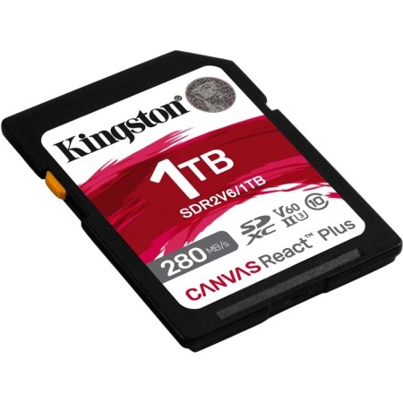 Memory map SDXC 1TB Kingston SDR2V6/1TB Canvas React Plus W/O-1