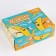 Antistress toy "Banana", with paste, in showbox