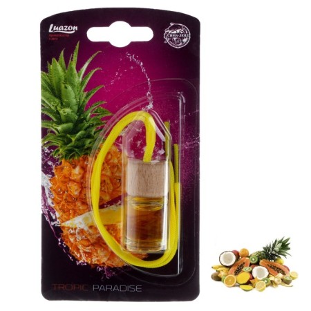 The flavor on the mirror in the bottle "Tropic Paradise" Tropic
