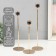 Climber Metal "Controversy. Kant" d = 2.5 cm set 3 pcs gold 22 cm, 27 cm, 32 cm