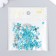 Decor for creativity plastic "Rhinestones Round. Blue" (set of 200 pcs) 0.5x0.5 cm