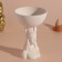 Stand for incense "Egyptian" height 10cm, diameter 7cm white