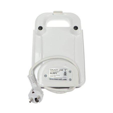 Electric Galaxy Gl 2971, 750 W, Viennese waffles, anti -stick coating, white-8