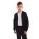 School cardigan for a boy, black color, height 152 cm