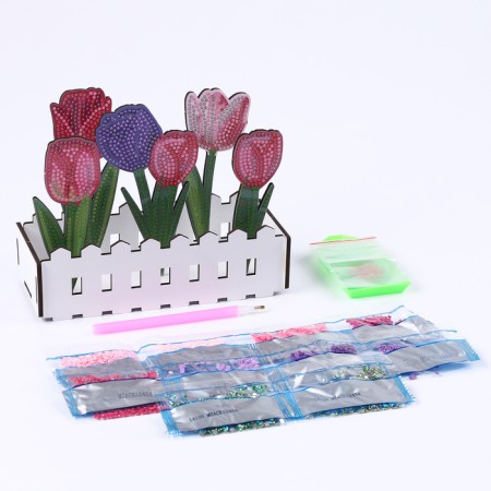 Diamond embroidery "Tulips" Interior decor