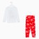 PAZHAMA Children's New Year's KAFTAN "MOPS", size 34 (122-128 cm)