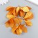 Decor for creativity Textile "Bun, mustard color" set 6 pcs 6 cm