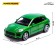 Metal machine Porsche Macan S, 1:32, doors, inertia, green color open