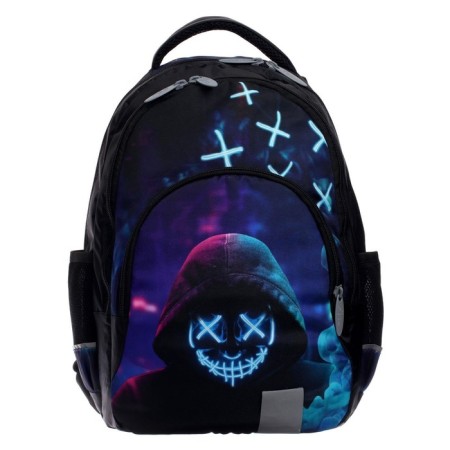 Youth backpack, 44 x 30 x 17 cm, ergonomic back, calligrata p "Mask"-6